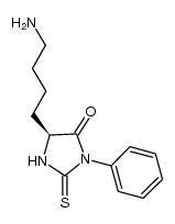 (S)-5-(4-aminobutyl)-3-phenyl-2-thioxoimidazolidin-4-one Structure