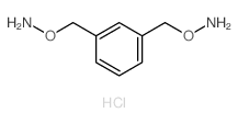 Hydroxylamine,O-[[3-[(aminooxy)methyl]phenyl]methyl]-, hydrochloride (1:2) Structure