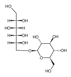 D-Glc-β-1−6-D-Glc-ol结构式