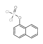 dichlorophosphonic acid-[1]naphthyl ester结构式