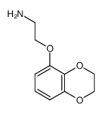 2-(2,3-dihydrobenzo[1,4]dioxin-5-yloxy)-ethylamine结构式