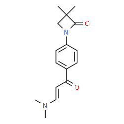 1-(4-[3-(DIMETHYLAMINO)ACRYLOYL]PHENYL)-3,3-DIMETHYL-2-AZETANONE picture