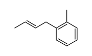 trans-1-(but-2-en-1-yl)-2-methylbenzene结构式