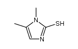 1,5-dimethyl-1,3-dihydro-imidazole-2-thione Structure