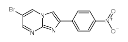 6-Bromo-2-(4-nitro-phenyl)-imidazo[1,2-a]pyrmidine结构式