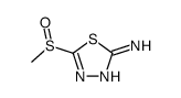 5-methylsulfinyl-1,3,4-thiadiazol-2-amine Structure