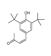 (E)-4-(3,5-ditert-butyl-4-hydroxyphenyl)but-3-en-2-one结构式