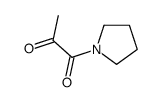 1-(吡咯烷-1-基)-1,2-丙二酮结构式