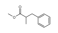 methyl 2‐methyl‐3‐phenylproanoate结构式