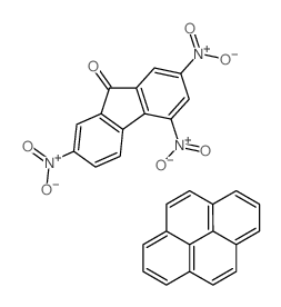 pyrene; 2,4,7-trinitrofluoren-9-one structure