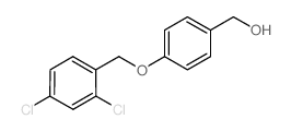[4-[(2,4-dichlorophenyl)methoxy]phenyl]methanol Structure