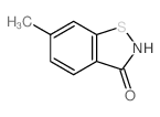 1,2-Benzothiazolin-3-one, 6-methyl- Structure