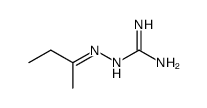 2-(butan-2-ylidene)hydrazine-1-carboximidamide结构式