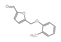 5-[(2-Methylphenoxy)methyl]-2-furaldehyde结构式