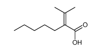 3-Methyl-2-pentyl-2-butenoic acid Structure
