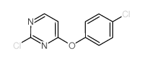 2-Chloro-4-(4-chlorophenoxy)pyrimidine结构式