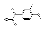 (3-fluoro-4-methoxy-phenyl)-glyoxylic acid Structure
