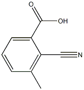 2-cyano-3-methylbenzoic acid结构式