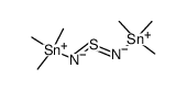 Bis(trimethylstannyl)sulfur diimide Structure