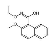 N-ethoxy-2-methoxynaphthalene-1-carboxamide结构式