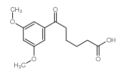 6-(3,5-dimethoxyphenyl)-6-oxohexanoic acid structure