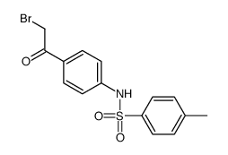 N-[4-(2-bromoacetyl)phenyl]-4-methylbenzenesulfonamide structure
