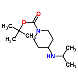 1-BOC-4-(ISOPROPYLAMINO)PIPERIDINE structure