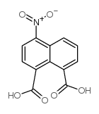 1,8-Naphthalenedicarboxylicacid, 4-nitro- structure