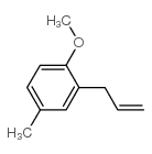 1-methoxy-4-methyl-2-prop-2-enyl-benzene结构式