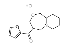 furan-2-yl-(octahydro-pyrido[2,1-c][1,4]oxazepin-4-yl)-methanone, hydrochloride Structure