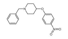 1-benzyl-4-(4-nitrophenoxy)piperidine Structure