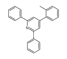 4-(2'-methylphenyl)-2,6-diphenylpyridine结构式