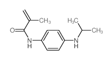 2-Propenamide, 2-methyl-N-[4-[(1-methylethyl)amino1phenyl]- structure