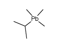 isopropyl-trimethyl plumbane Structure