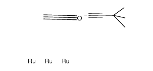 HRu3(CO)9(μ3-η2-C2tBu)结构式