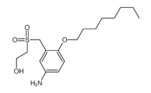 2-[(5-amino-2-octoxyphenyl)methylsulfonyl]ethanol Structure