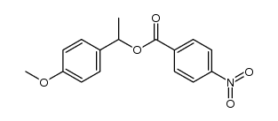 1-(4-methoxyphenyl)ethyl 4-nitrobenzoate Structure