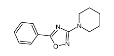 5-phenyl-3-piperidin-1-yl-1,2,4-oxadiazole Structure