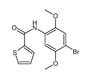 N-(4-bromo-2,5-dimethoxyphenyl)thiophene-2-carboxamide Structure