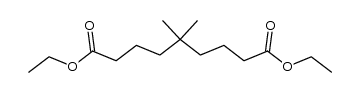5,5-dimethyl-nonanedioic acid diethyl ester Structure