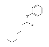 1-chloroheptylsulfanylbenzene结构式