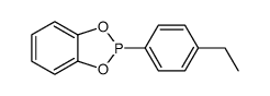 2-(4-ethylphenyl)-1,3,2-benzodioxaphosphole结构式