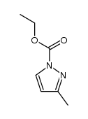 ethyl 3-methylpyrazole-N-carboxylate Structure