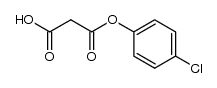 3-oxo-3-(4-chlorophenoxy)propanoic acid结构式