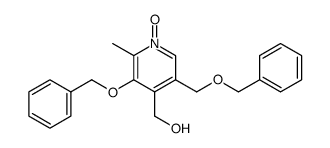 (3-benzyloxy-5-benzyloxymethyl-2-methyl-1-oxy-pyridin-4-yl)-methanol Structure