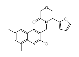 Acetamide, N-[(2-chloro-6,8-dimethyl-3-quinolinyl)methyl]-N-(2-furanylmethyl)-2-methoxy- (9CI) picture