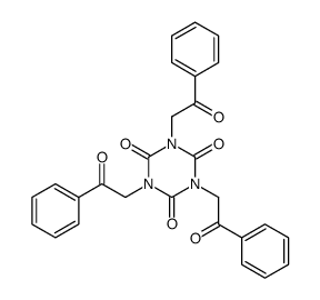 1,3,5-triphenacyl-1,3,5-triazinane-2,4,6-trione Structure