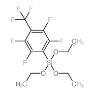 (4-Perfluorotolyl)triethoxysilane结构式