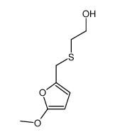 2-[(5-methoxyfuran-2-yl)methylsulfanyl]ethanol Structure