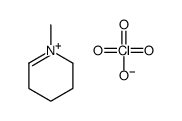 1-methyl-2,3,4,5-tetrahydropyridin-1-ium,perchlorate结构式